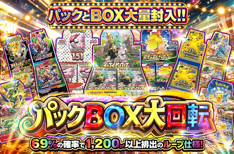パック BOX 大回転｜ポケットクロス