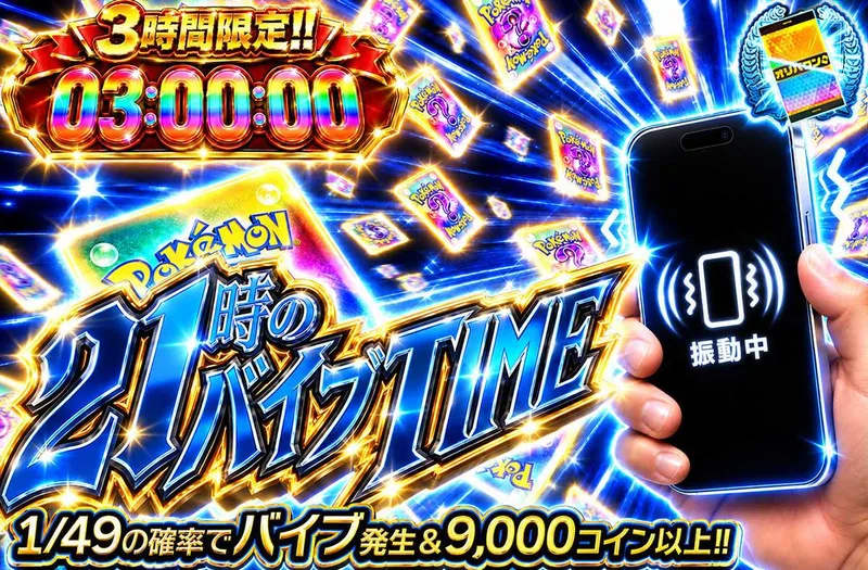 3時間限定！！　21時のバイブTIME｜オリパワン