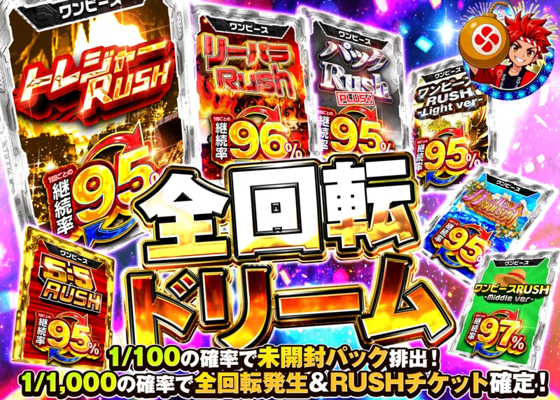 ワンピオリパ 全回転ドリーム｜クローブオリパ