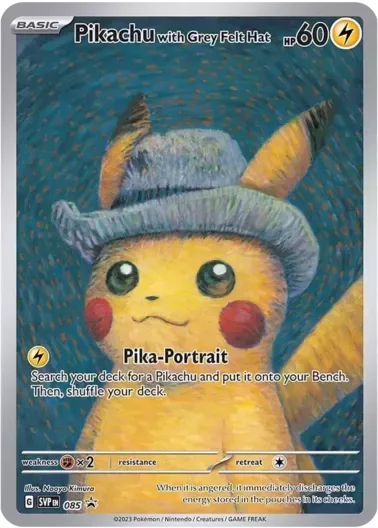 (PSA10)Pikachu with Grey Felt Hat(ゴッホピカチュウ)｜ポケモンカードゲーム