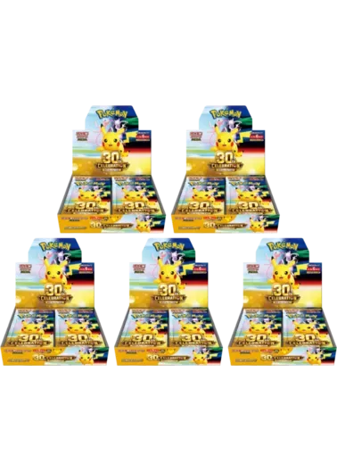 【5BOXセット】30th CELEBRATION｜ポケモンカードゲーム