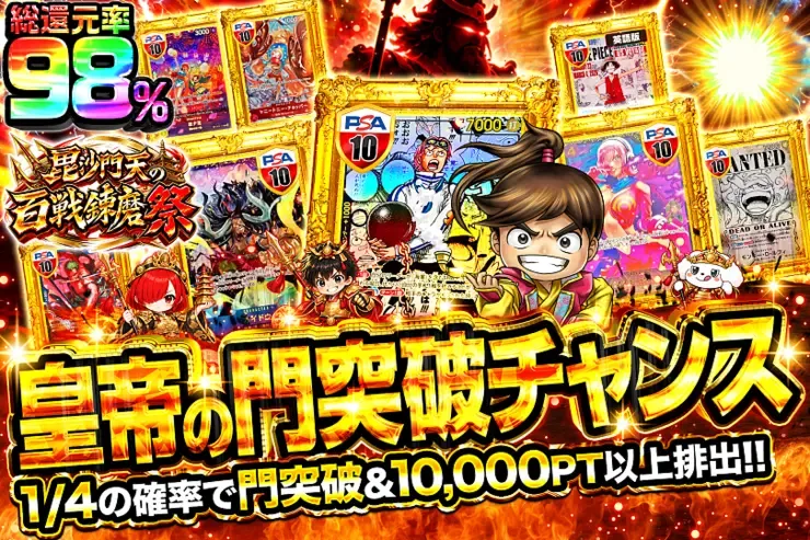 毘沙門天の百戦錬磨祭 皇帝の門突破チャンス｜DOPA!オリパ
