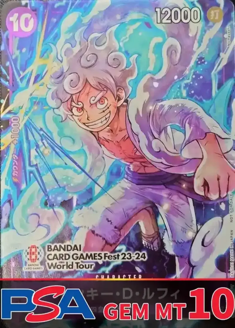 モンキー・D・ルフィ(illust:Nijihayashi) PSA10｜ONE PIECEカードゲーム
