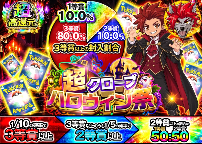 ポケカオリパ ハロウィン グラフ_イベント企画｜クローブオリパ