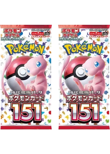 【2パックセット】強化拡張パック ポケモンカード151｜ポケモンカードゲーム