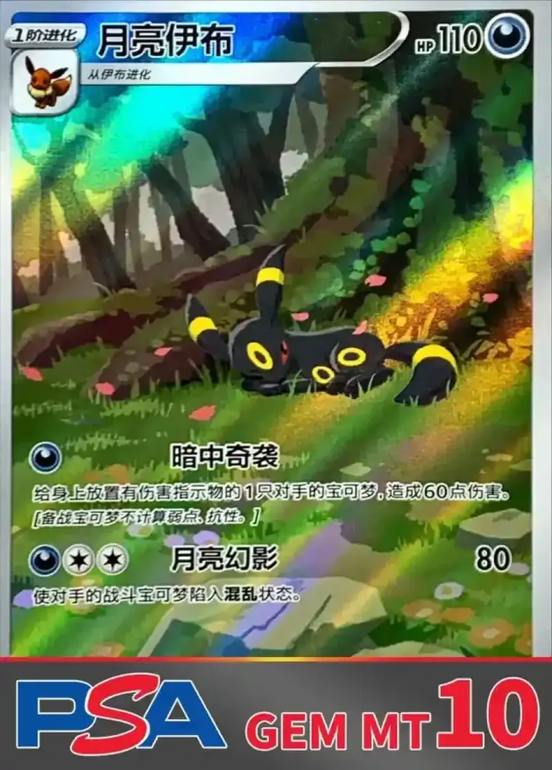 ブラッキー(中国語版) PSA10｜ポケモンカードゲーム