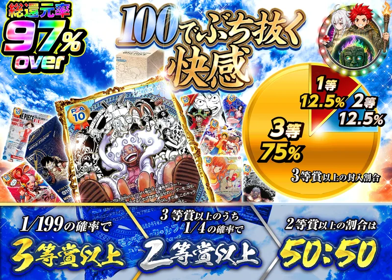 ワンピオリパ 100連でぶち抜く快感｜クローブオリパ