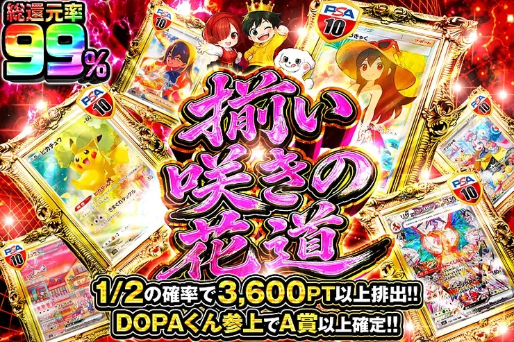 揃い咲きの花道｜DOPA!オリパ
