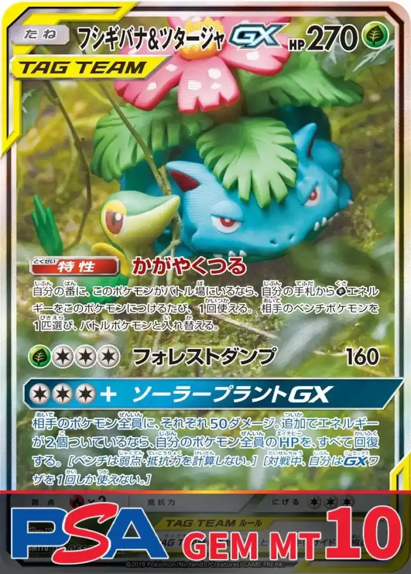 フシギバナ＆ツタージャGX(SA) PSA10｜ポケモンカードゲーム