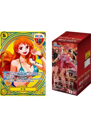 【PSA10+1BOXセット】PSA10 ナミ(パラレル/SP/タロット柄)+[1BOX]Heroines Edition｜ONE PIECEカードゲーム